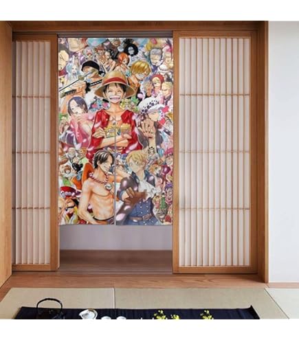 ワンピース　モンキー・D・ルフィ 　暖簾　のれん Amazon｜のれん ワンピース ルフィ ONE PIECE ギア5 ドア